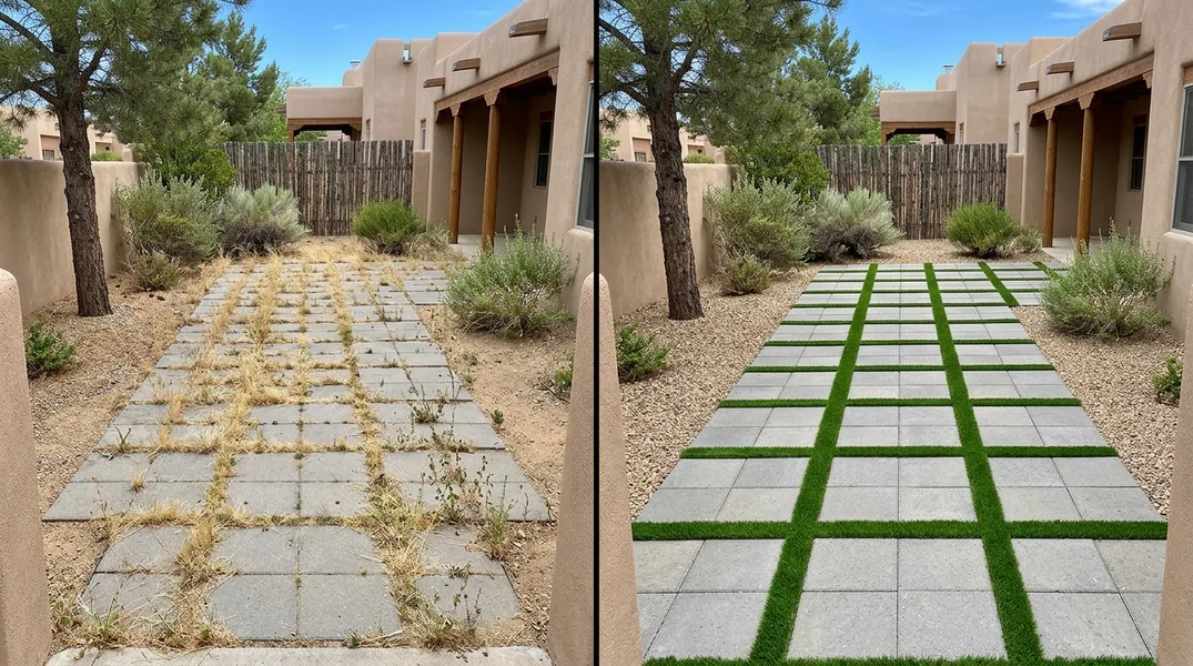 Result artificial grass installation in Santa Fe - Santa Fe Artificial Grass Installation